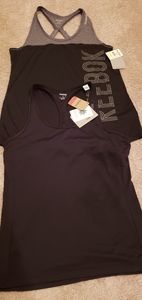 Lot of 2 Reebok tanks size large